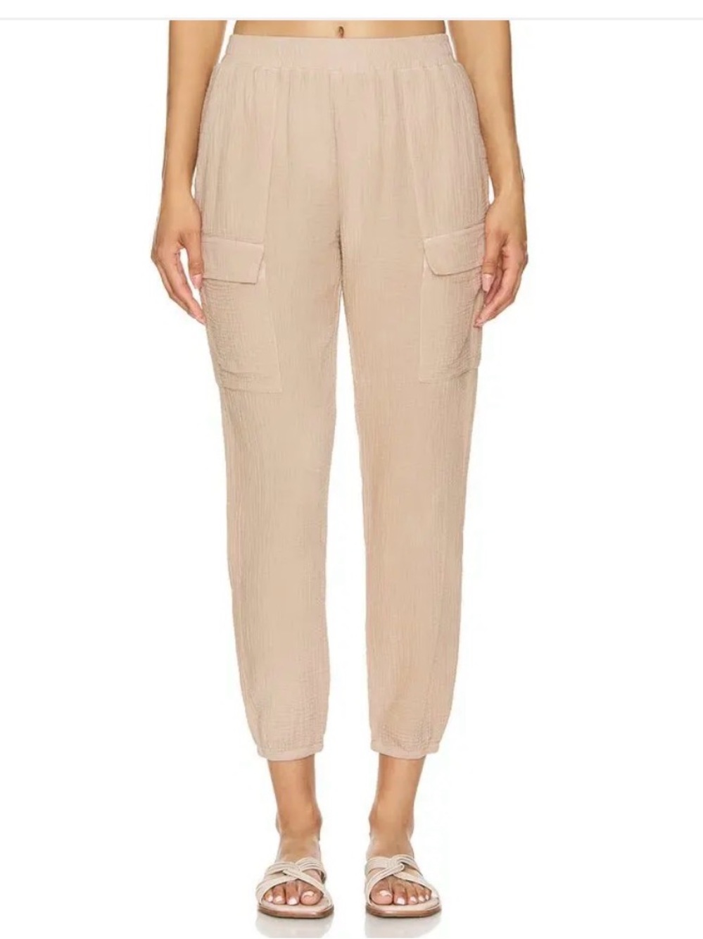 MONROW cotton Gauze Pocket Jogger
